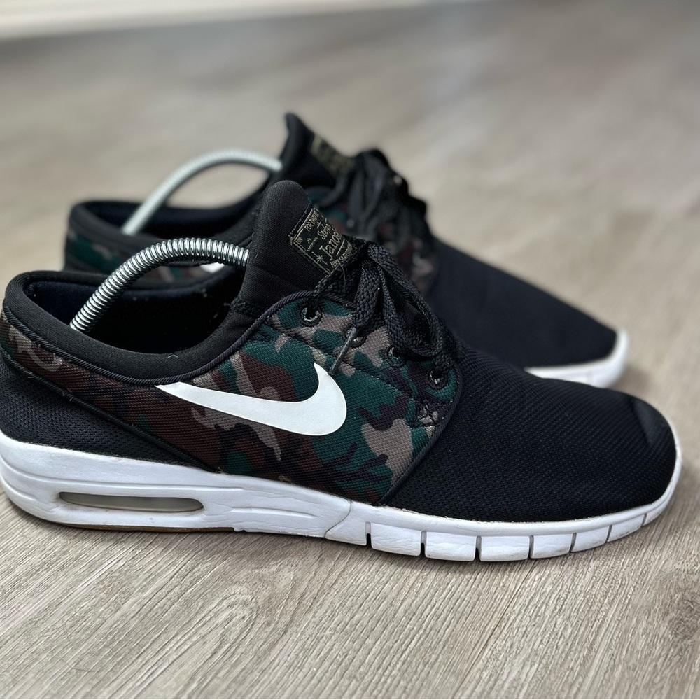 Nike Black and Camouflage Sneakers